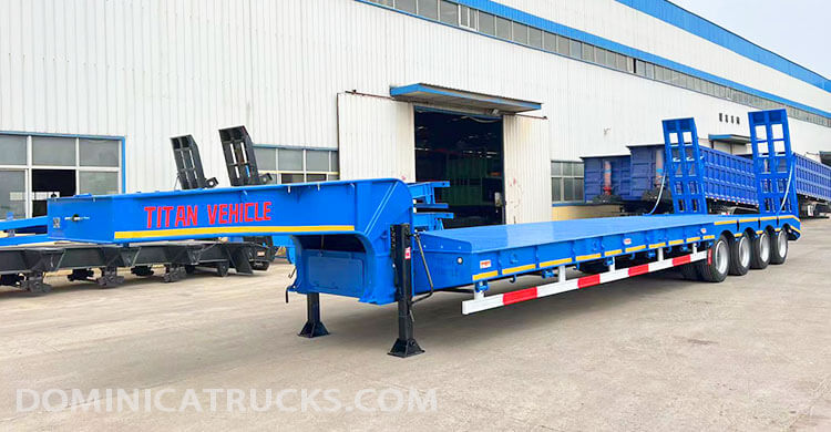 40 Feet Low Bed Trailer for Sale in Dominica Roseau