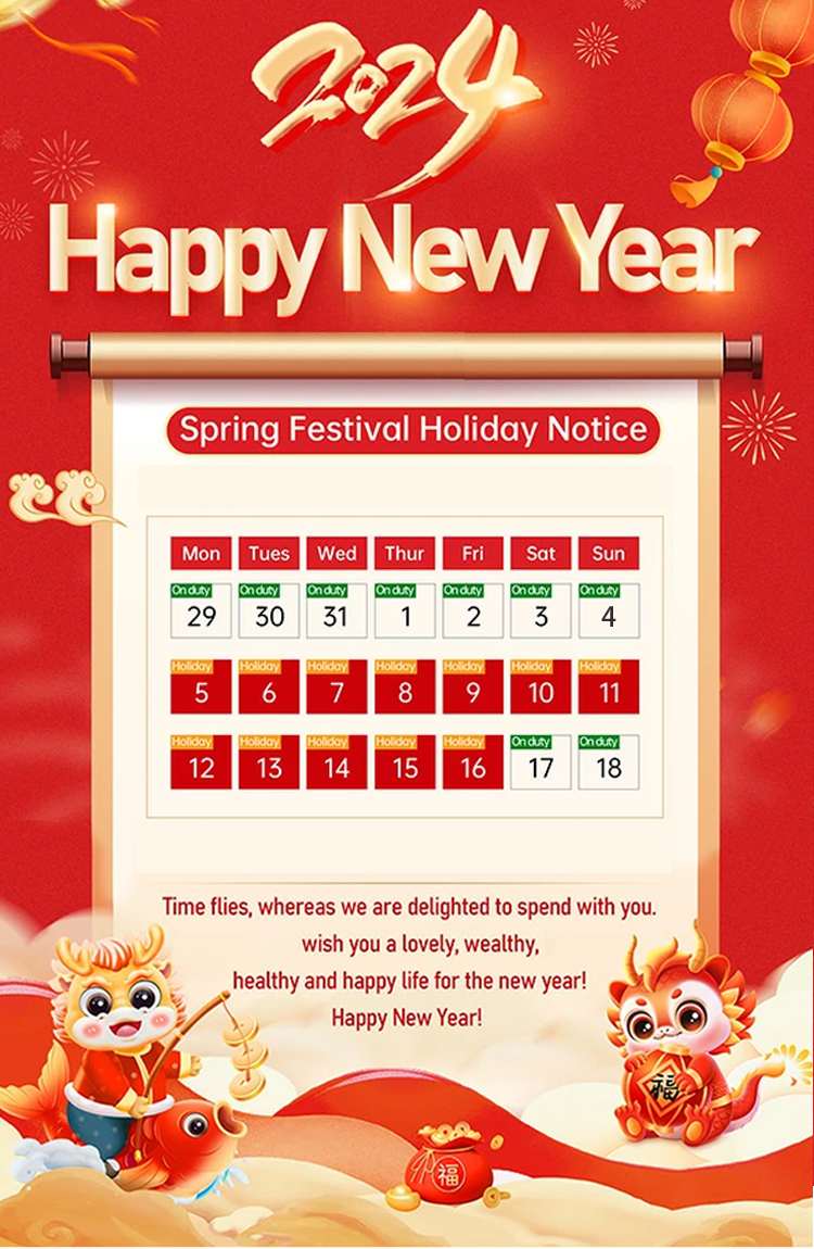 Dominicatrucks 2024 Spring Festival Holiday Notice