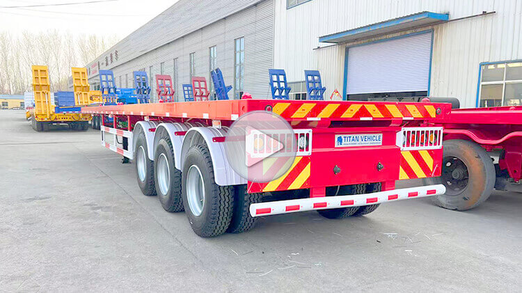 40ft Heavy Duty Flat Bed Trailer for Sale in Dominica
