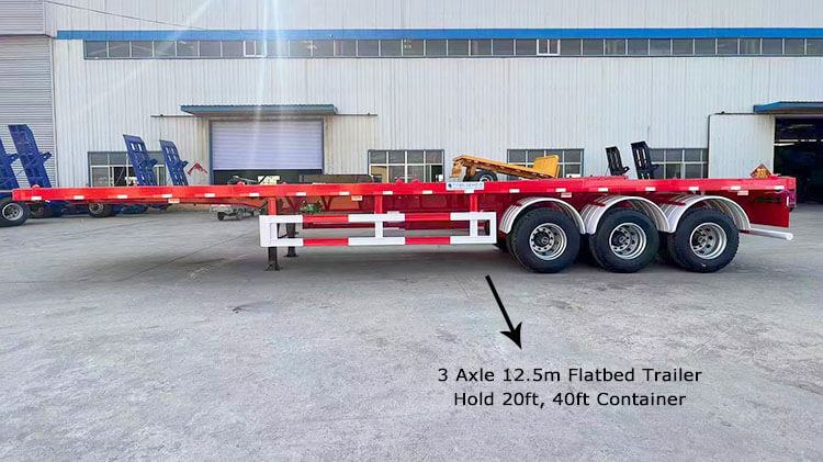 40ft Heavy Duty Flat Bed Trailer for Sale in Dominica