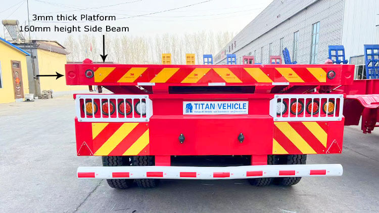 40ft Heavy Duty Flat Bed Trailer for Sale in Dominica