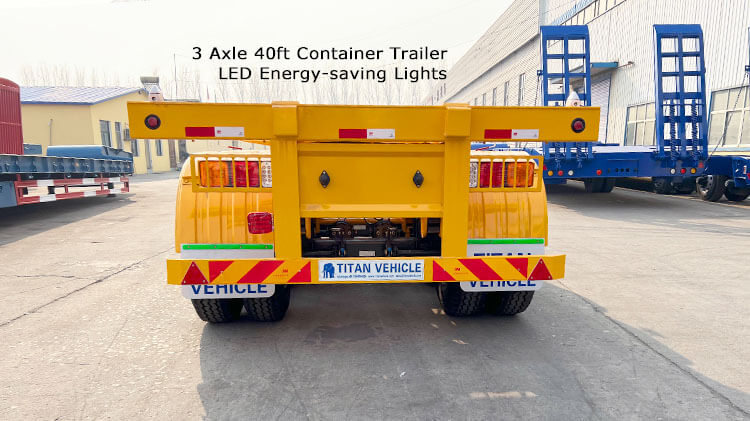 3 Axle 40ft Shipping Container Trailer for Sale in Dominica