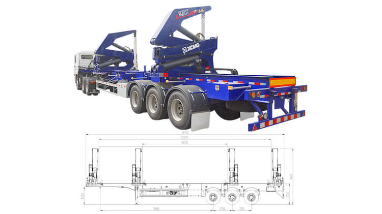 Shipping Container Side Loader Trailer | Side Lifter for Sale in Dominica