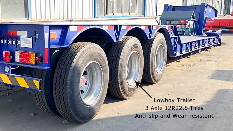 3 Axle Removable Gooseneck Lowboy Trailer for Sale in Dominica