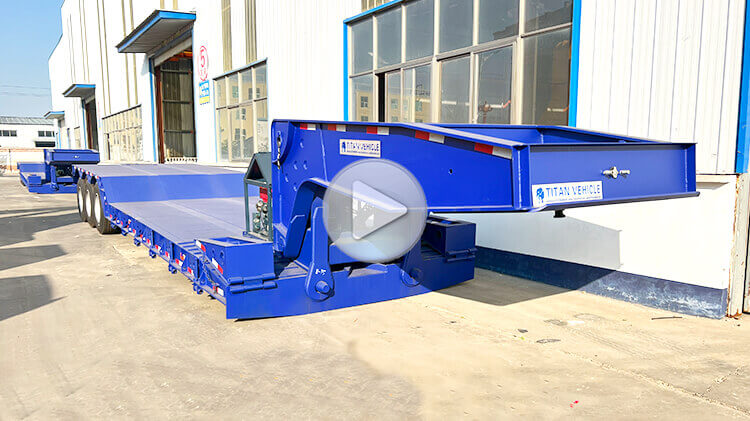 3 Axle Removable Gooseneck Lowboy Trailer for Sale in Dominica