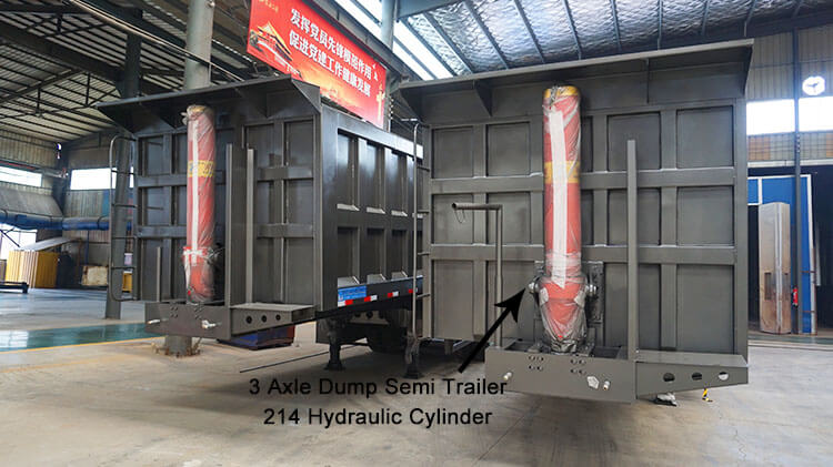 3 Axle End Dump Trailer | Dump Truck Trailer for Sale in Dominica