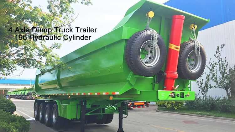 4 Axle 60 Ton Dump Truck Trailer - Dump Trailer for Sale in Dominica