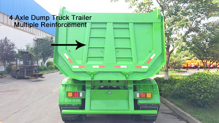 4 Axle 60 Ton Dump Truck Trailer - Dump Trailer for Sale in Dominica