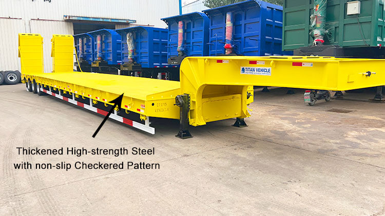 3 Axle 40ft Low Bed Trailer - Low Loader Trailer for Sale in Dominica