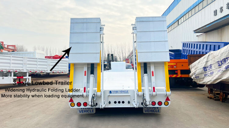 Heavy Duty Low Bed Trailer | Lowbed Semi Trailer for Sale in Dominica