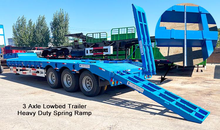 3 Axle Low Loader | Semi Low Bed Trailer Truck for Sale in Dominica