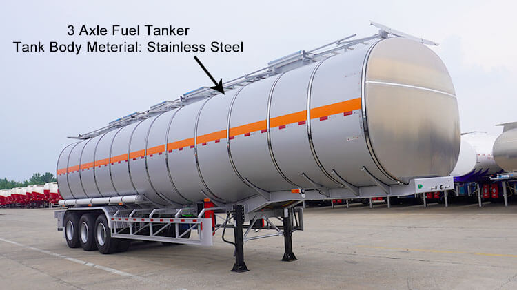 50000 Liters Stainless Steel Fuel Tanker for Sale in Dominica
