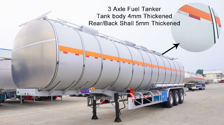 50000 Liters Stainless Steel Fuel Tanker for Sale in Dominica