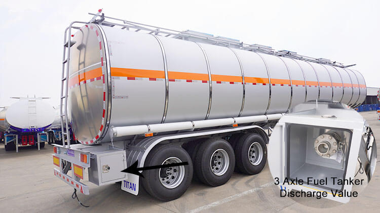 50000 Liters Stainless Steel Fuel Tanker for Sale in Dominica