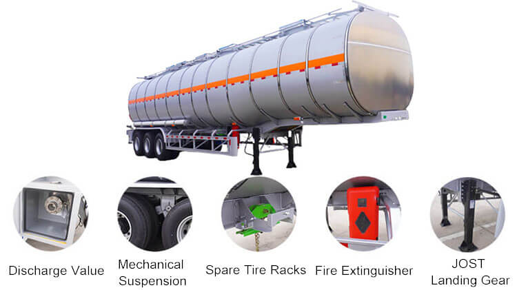 50000 Liters Stainless Steel Fuel Tanker for Sale in Dominica
