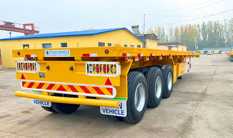 Heavy Duty Flatbed Trailer | 40 Ft Flatbed Trailer for Sale in Dominica