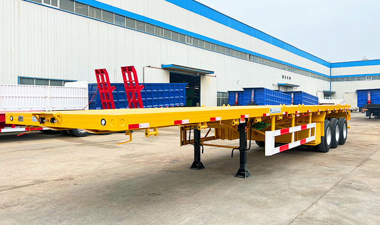 Heavy Duty Flatbed Trailer | 40 Ft Flatbed Trailer for Sale in Dominica