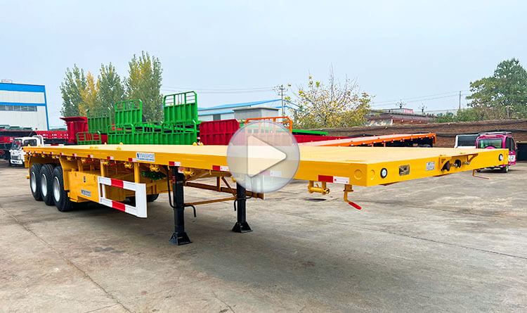 Heavy Duty Flatbed Trailer | 40 Ft Flatbed Trailer for Sale in Dominica